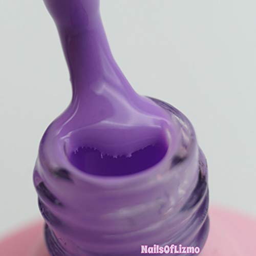 AIMEILI UV LED Gellack ablösbarer Gel Nagellack Lila Gel Polish - Neon Lavender (060) 10ml – Bild 5