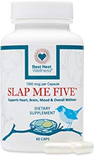 Clever Bird Methyl Folate Capsules, 1200 mcg L-Methylfolate, Brain, Memory and Mood Vitamins, Best Nest Active Folate, Vegan, Non-GMO, Gluten Free, Includes Bonus Smart Brain Guide, 60 Ct
