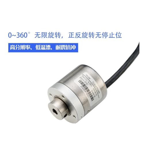 Encoder rotatorio multivuelta 316C sensor de ángulo mecánico de eje hueco con salida RS422 3