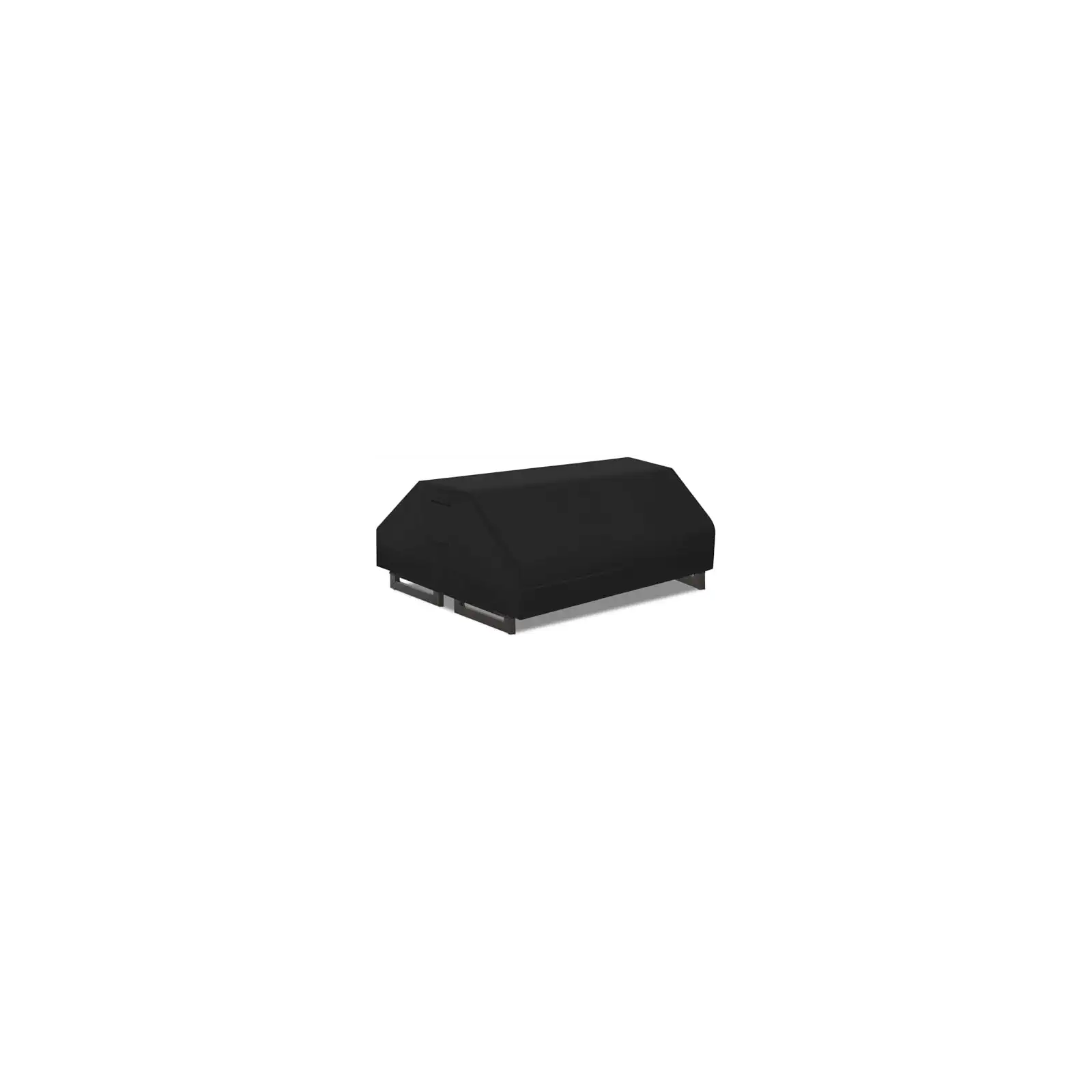 Epicover 70/72 Inch Waterproof Picnic Table Cover, 600D Heavy-Duty Oxford Outdoor Patio Table Cover with Drawstring and Buckle, Table Bench Covers Winter, Black
