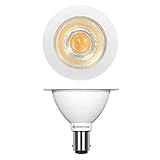 LAMPÀRA LED MAX AR70 BENEITO FAURE BOMBILLA BA15d/B15d 7W 12V 24º 2.700K CALIDA NOVEDAD 2016