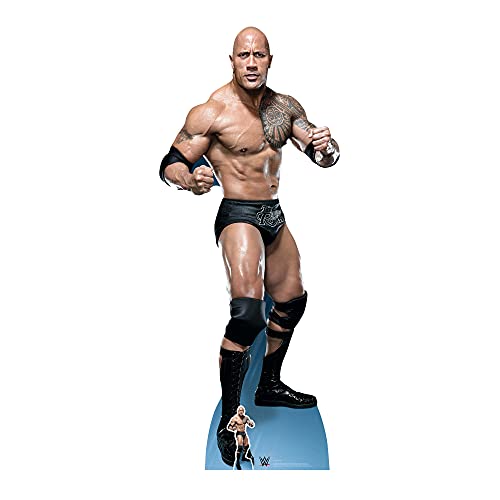 Official Star Cutouts WWE The Rock Dwayne Johnson 'Just Bring It', Lifesize Cardboard Cutout,195 cm Tall