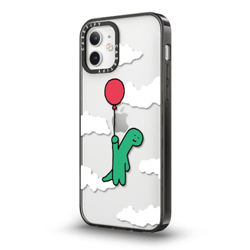 Coque Compact CASETiFY iPhone 12 noire transparente antichoc - 7