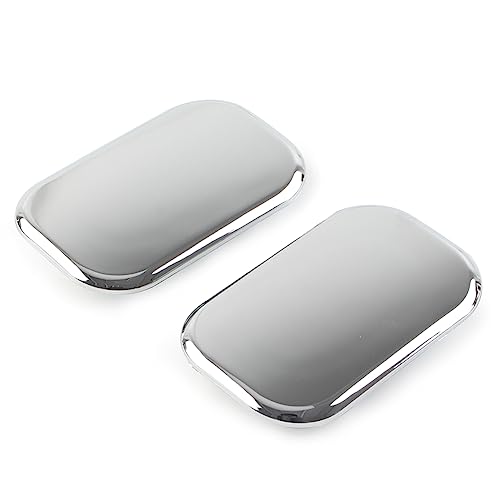 LIRU 1 Pair Chrome Antenna Hole Cover for Harley Road Street Glide King FLHR