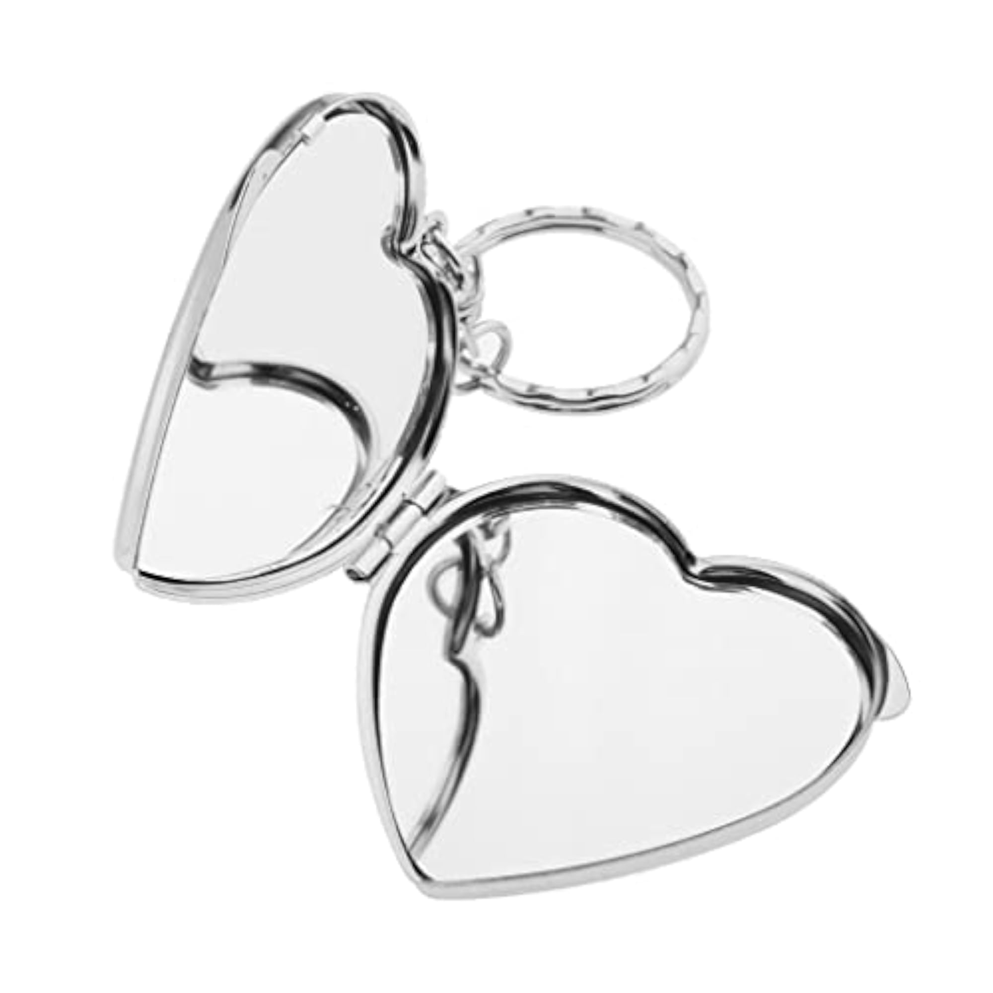 HEAVENGLOW Portable Folding Heart Shape Makeup Mirror