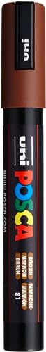 Posca Marker 5M in Brown, Posca Pens for Art Supplies, School Supplies, Rock Art, Fabric Paint, Fabric Markers, Paint Pen, Art Markers, Posca Paint Markers