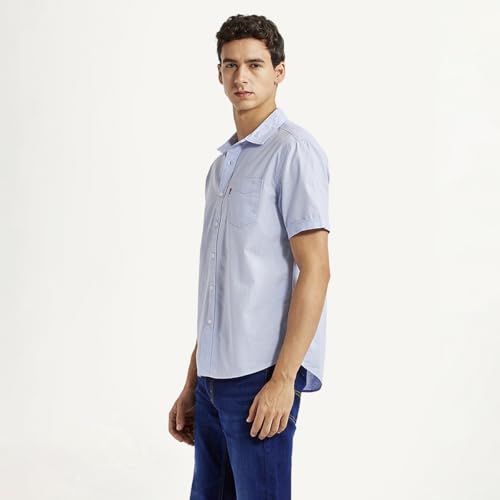 Image of Levi's Men's Solid Slim Fit Shirt White