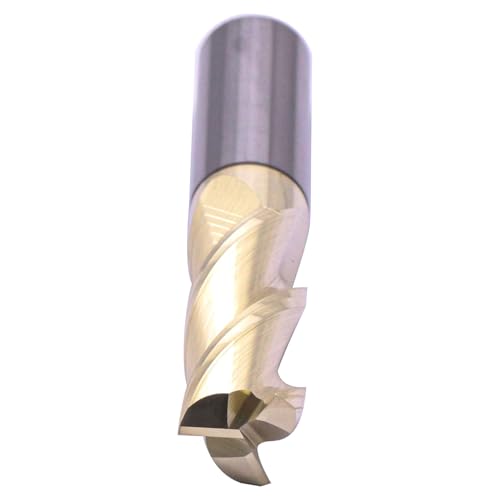 Image of 5 /8 inch 3 Flute Solid Carbide Square End Mill for Aluminum, ZrN Coated | 37 Degree Helix, 3 Flute, 5 /8 inch Cutting Diameter, 5 /8 inch Shank Diameter, 1-5 /8 inch Length of Cut, 3-1 /2 inch Overall Length