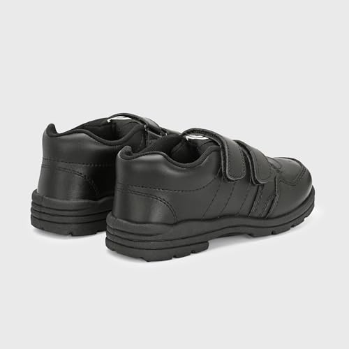 Image of Centrino Unisex-Child Uniform Dress Shoe | Soft Cushioned Memory Foam Heel Pad Support | Kid's | Boy's | Girl's | Children |Uniform Shoes | Lightweight | Velcroo |Easy Wear & Care| Formal Shoes | Padded Textured Heel Grip Lining | Breathable | All Day Comfort (8123)