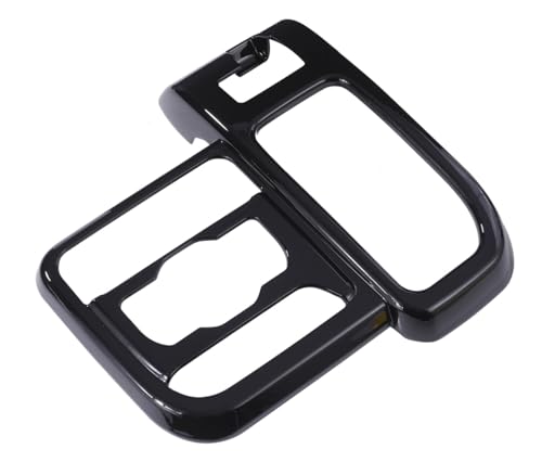 スズキ 用 シフトガーニッシュ シフトパネル カバー コンソール パネル スペーシア カスタム MK54S 94S インテリアパネル 内装 ドレスアップ アクセサリー パーツ 社外品 (ピアノブラック)