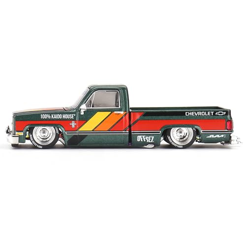Mini GT Pickup Truck Kaido Works V3 1/64 Dark Green miniatura 4