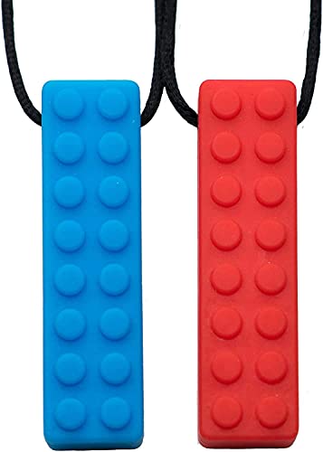 Tilcare Chew Chew Collier à Macher - Meilleurs collier à macher pour les enfants autistes - colliers à mâcher en silicone durables et solides - Pendentif à mâcher pour garçons et filles Cover