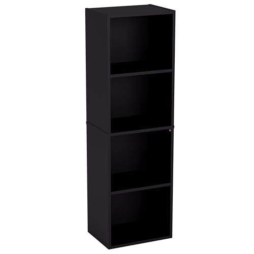 Vida Designs Oxford 4 Niveau Cube Bibliothèque, Moderne Space-Saving Meuble de Rangement for Salon, Chambre Or Bureau, Autoportant Exposition Shelf,...