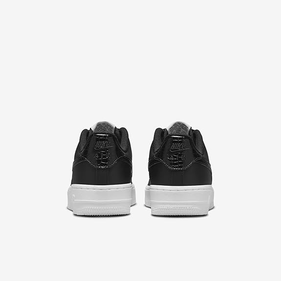Nike Air Force 1 LV8 Big Kids' Shoes (FV7725-001, Black/White/Black) Size 5.54