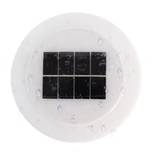 Zolynx Luces Solares para Piscinas, Impermeables IP68, para Exteriores, con Luz Brillante y Flotante.