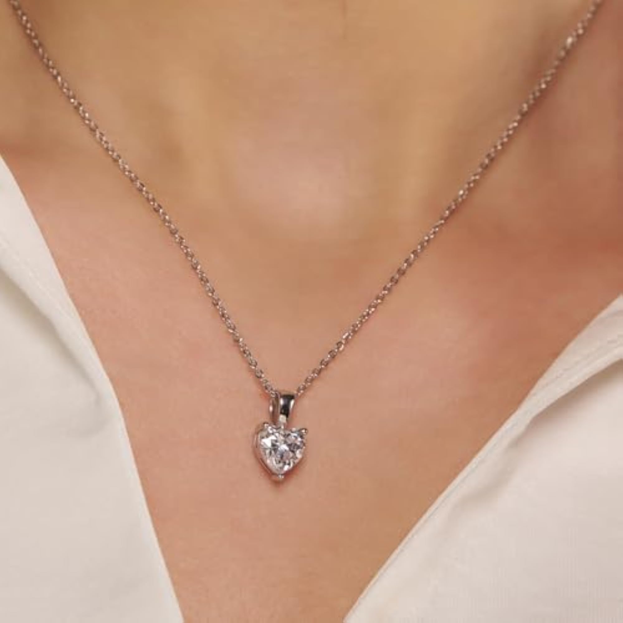 Women's 18k Gold Vermeil Trendy Heart Pendant
