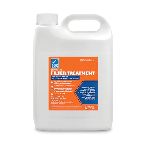 AerisGuard Air Conditioner Filter Treatment | Anti-Microbial HVAC Coating | Prevents Mold, Bacteria & Odor | Long-Lasting Protection | Improves Airflow & Efficiency | 1 Gallon