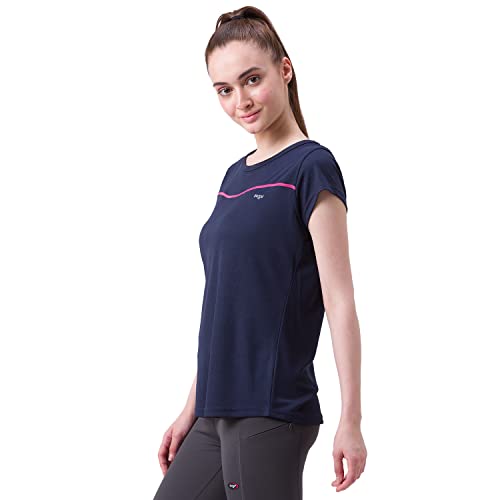 Image of berge' Ladies Polyester Dry Fit Western Shirts & Tshirts for Women, Quick Drying & Breathable Fabric, Gym Wear Tees & Workout Tops