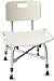 Heavy Duty Prysznic Stołek Krzesło Krzesło do kąpieli Z Powrotem, Posiedzenie łazienkowe Ergonomiczna pomoc dla osób podeszłym do osób niepełnosprawnych, szybki i łatwy montaż narzędziowy, regulowany