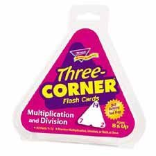 TEPT1671 - Multiplication/Division Three-Corner Flash Cards