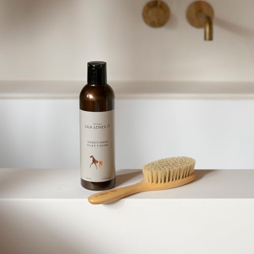 LILA LOVES IT Fellkur Silky & Shine - Natürliche Pflege für EIN glänzendes Hundefell & exzellente Kämmbarkeit, regeneriert pflegebedürftige Haut, mit Aloe Vera & Jojobaöl, 250ml