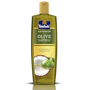 Parachute Advansed Olive Enriched Coconut Hair Oil for Stronger Nourished Hair | 300ml | Ultimate nourishment with Olive | Coconut for strengthening | Upto 10x less hair fall & 90% stronger hair