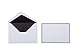 Paper24 25 Trauerbriefumschlag 120x175 mm - SEIDENFUTTER - abgesetzter Rahmen