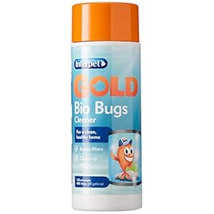 Interpet Gold Bio Bugs Cleaner for Goldfish Bowls, Fish Tanks, Aquariums, boosts filters, cleans up waste, 125ml