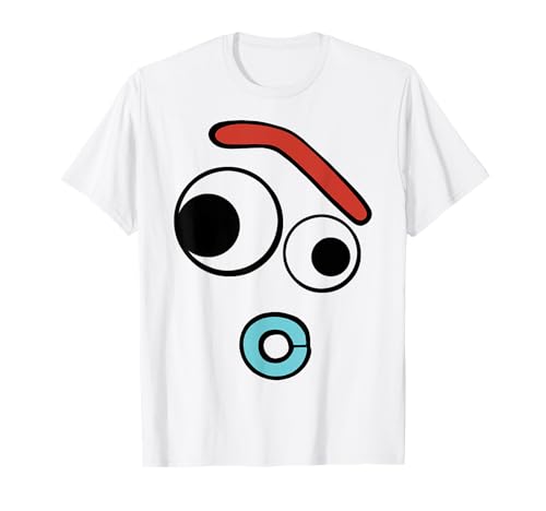 T-shirt Toy Story 4 Forky grand visage imprimé Disney Pixar pour homme et femme