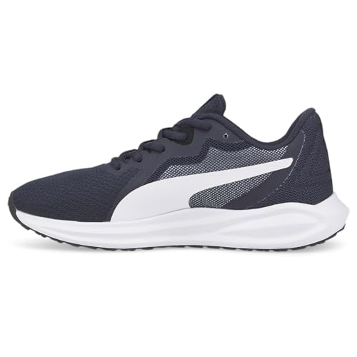 PUMA Puma Twitch Runner Sneaker, Peacoat-Ocean Dive, 4 US Unisex Big Kid
