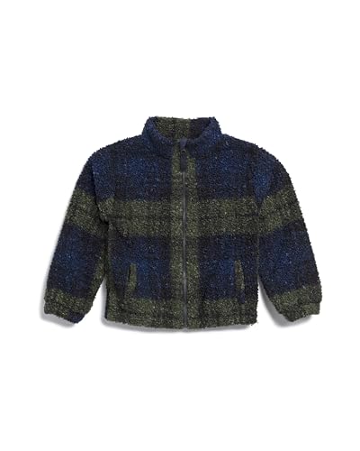 Splendid Boys' Plaid Teddy Fleece Jacket