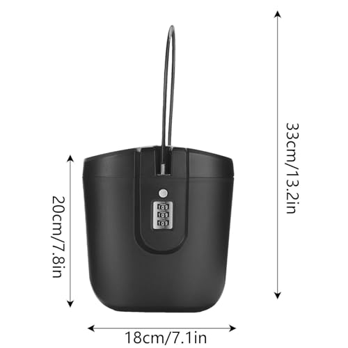 Boîtier de rangement sécurisé à code 3 chiffres pour documents - 6