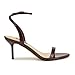 Nine West Women's Waltz Heeled Sandal, Brown 210, 8.5