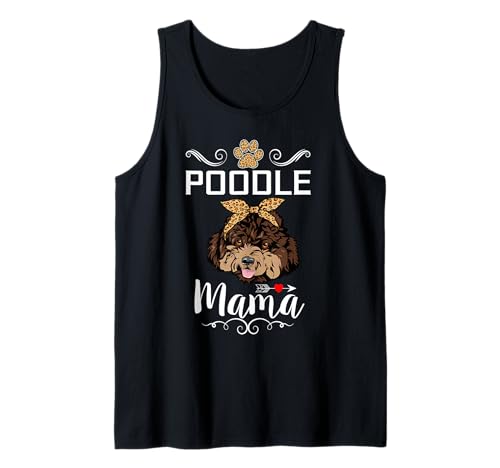 Poodle Mama Dog Lover Puppy Dog Mom Funny Mothers Day Débardeur