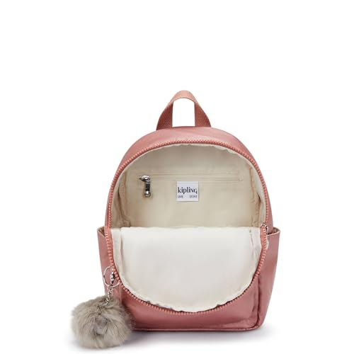 Kipling Zinna Metallic Backpack Metallic Maple3