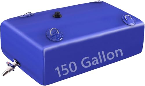 Image of Water Tank, Water Storage Bladder, Portable Water Tank, Water Bladder Tank, Large Water Storage, Water Storage Containers for Camping, Garden, Emergency Water Storage Black
