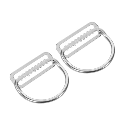 JOINPAYA 2pcs Serrated Weight Belt Keeper with D Ring for Scuba Diving Accessories Fastener with Textured Grip for Optimal Underwater Performance