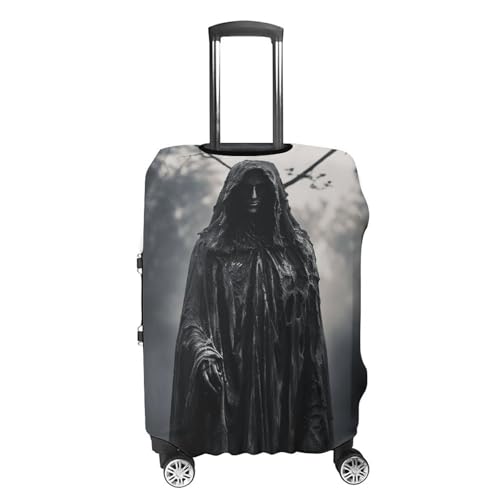 Travel Luggage Cover Elastic Suitcase Protector Anti-Scratch Washable Man in Cloak Luggage Sleeve Tsa Approved Carry on Covers Baggage Cover Fits 18-32 Inch Luggages4