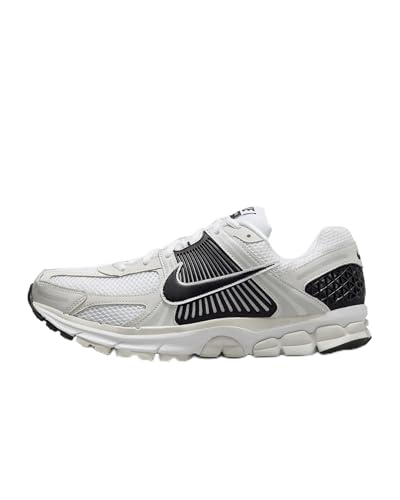 Nike FB9149-101 Nike Zoom Vomero 5 Uomo, White/Black-Platinum Tint-Mtlc Platinum EU 44
