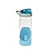Bottiglia acqua Thermo Rex in 3 colori | Borraccia bambini BPA free | Water bottle | Borraccia plastica riutilizzabile | Borracce ecologiche (660ml, Blu)