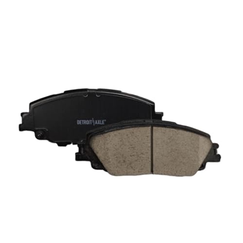 Image of Detroit Axle - Front Brake Pads for 2019-2025 Toyota Corolla | 2023-2025 Prius 2020-2022 Prius Prime, Ceramic Brake Pads with Hardware Set Replacement