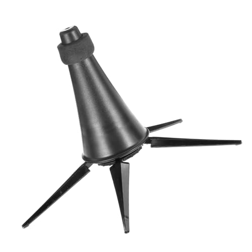 CIMAXIC Clarinet Stand Accessory Portable Black Clarinet Floor Stand Wind Instrument Holder for Oboe and Clarinet Sturdy Metal and Abs Material