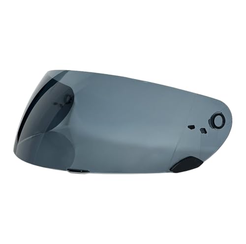 ZQIYDYP Qualifier Helmet Visor UV Shield Motorcycle Helmet Shield Compatible with Bell Qualifier/Qualifier DLX/Star/Vortex/RS-1/RS-2/Revolver (Light Black)