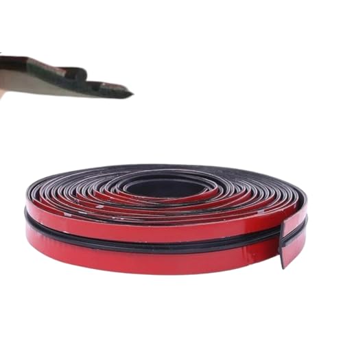 kalione Car Door Seal Strip, Rubber Weatherstrip,7M/23FT Black Edge Trim Guards, Hollow Design for Window Door Engine Cover, Waterproof Noise Reduction (T-Shaped)