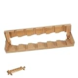 LALADEFIEE Soporte de Bambú para Tazas de Té Estante Multifuncional para Almacenamiento y Organización Cocina y Comedor Diseño Estable y Reutilizable