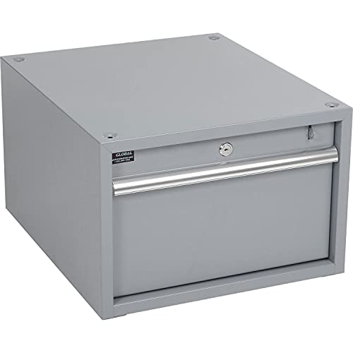 Global Industrial Stacking Workbench Drawer, Gray, 12" H