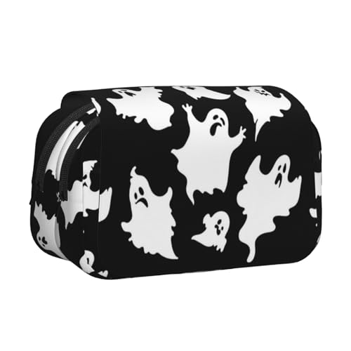 Large Capacity Pencil Case For Girls & Boys, Double Layer Pe