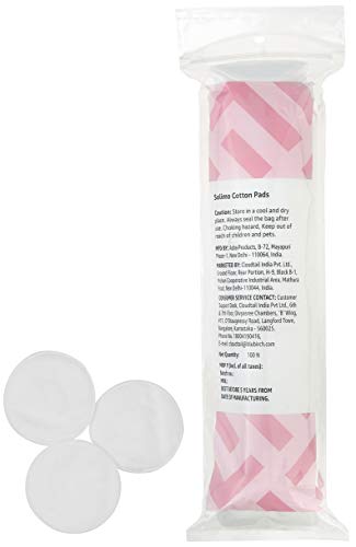 Amazon Brand - Solimo Round Cotton Pads - 100 Pcs (Pack of 2) - Image 5