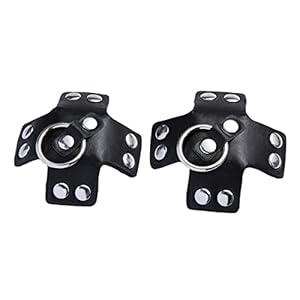 Unisex SM tepelklemmen clip stimulator borststicker met studs ring leer seksspeelgoed bondage borstklemmen fetish bedboeien flirt borstmassageapparatuur borststimulatoren