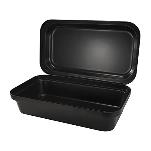 Pet Memory Shop Pet Casket - Elegance Pet Loss Coffin, Choose From 3 Colors & Styles, Pet Memorial Box, For Dogs, Cats, And Animals, Perfect As Pet Loss Gift (Medium, Black/Silver) #TOP4